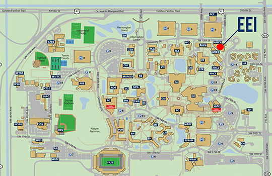 FIU Campus Map
