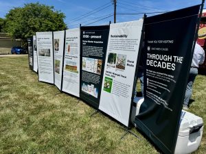 Smithers Oasis signage documenting their history